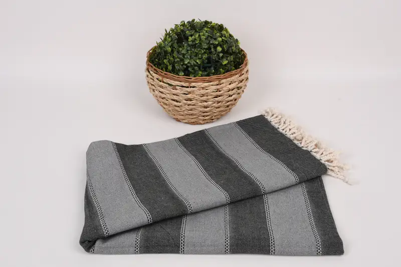 Engagement Gift, 68x36 Cotton Striped Towel, Custom Name Towel, Beach Size Towel, Bachelorette Party Gifts, Wedding Gift, Housewarming Gift - 4