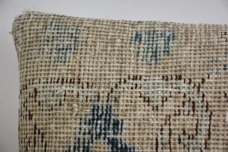 Sofa Cushion, Cushion Case, Designer Throw Pillow Sham, Turkish Pillow, Handwoven Pillow Cover Pillow, Kilim Pillow, Boho Pillow, 12x12 Blue Cushion - 2