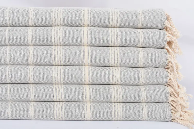 Spa Towel, Wedding Favors, Girl Trip Party Favor, Monogram Towels, Halloween Gifts, Bridesmaid Gifts, 38x24 Cotton Striped Towel, Custom Hand Towel - 3