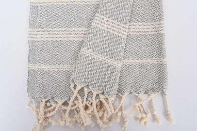 Spa Towel, Wedding Favors, Girl Trip Party Favor, Monogram Towels, Halloween Gifts, Bridesmaid Gifts, 38x24 Cotton Striped Towel, Custom Hand Towel - 8