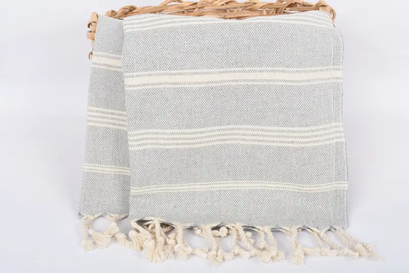 Spa Towel, Wedding Favors, Girl Trip Party Favor, Monogram Towels, Halloween Gifts, Bridesmaid Gifts, 38x24 Cotton Striped Towel, Custom Hand Towel - 5