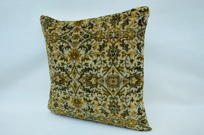 Handmade Kilim Cushion, Aztec Cushion, Cushion, Gift Pillow, Outdoor Pillow Cover, 28x28 Beige Pillow Cover, Throw Kilim Pillow - 3