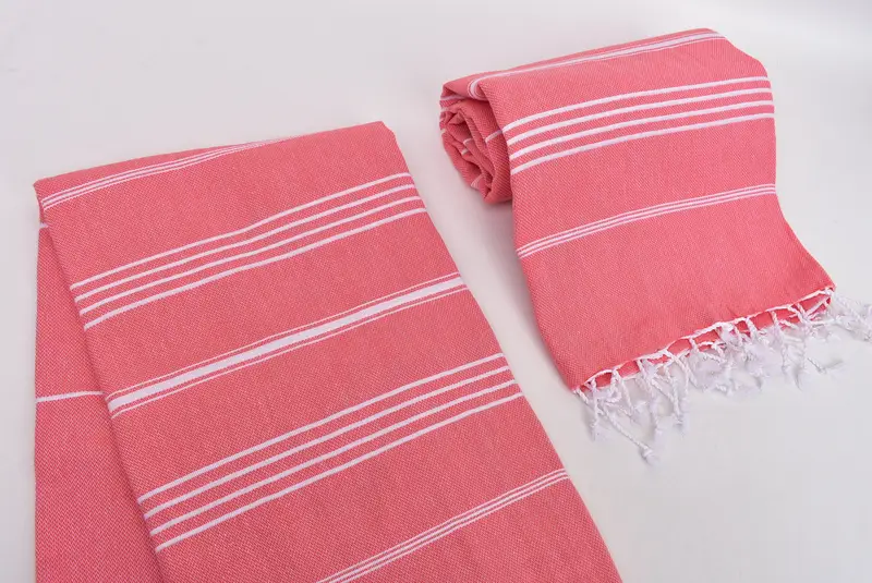 Wedding Towel, Bath towel, Embroidered Towel, Personalized Wedding Gift For Couple, Organic Beach Towel, 70x40 Cotton Striped Towel, Gift For Her - 6