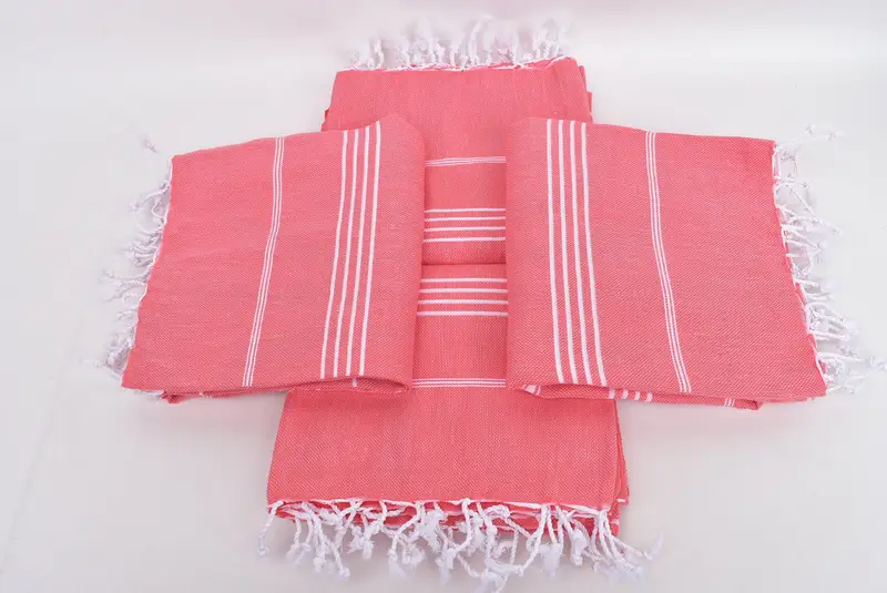 Wedding Towel, Bath towel, Embroidered Towel, Personalized Wedding Gift For Couple, Organic Beach Towel, 70x40 Cotton Striped Towel, Gift For Her - 5