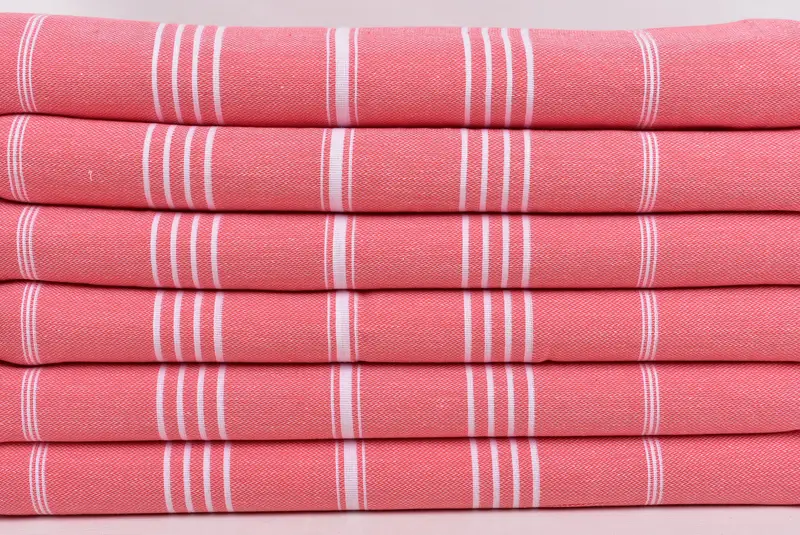 Wedding Towel, Bath towel, Embroidered Towel, Personalized Wedding Gift For Couple, Organic Beach Towel, 70x40 Cotton Striped Towel, Gift For Her - 2
