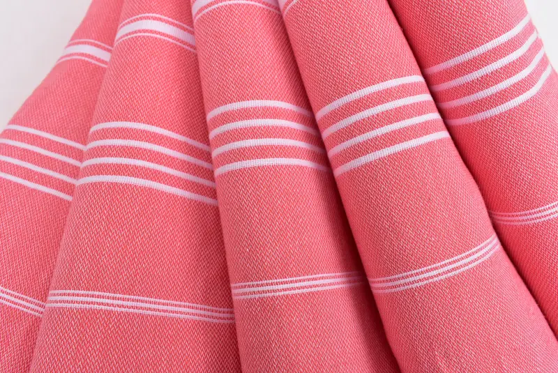Wedding Towel, Bath towel, Embroidered Towel, Personalized Wedding Gift For Couple, Organic Beach Towel, 70x40 Cotton Striped Towel, Gift For Her - 7
