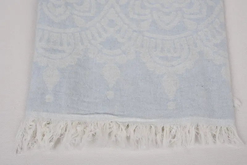 Personalized Turkish Towel, Personalized Beach Towel, Christmas Gift, Wedding Anniversary Gift, Turkish towel, 74x36 Cotton Floral Patterned Towel - 4