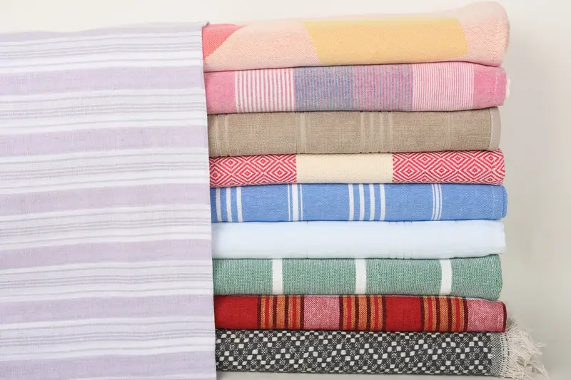 Bridesmaid Gifts, Girls Weekend Getaways Ideas, Bathroom Towel, Bachelorette Party Favors, Travel Towel, 70x40 Cotton Set of 10 Towel, Fouta towel - 1