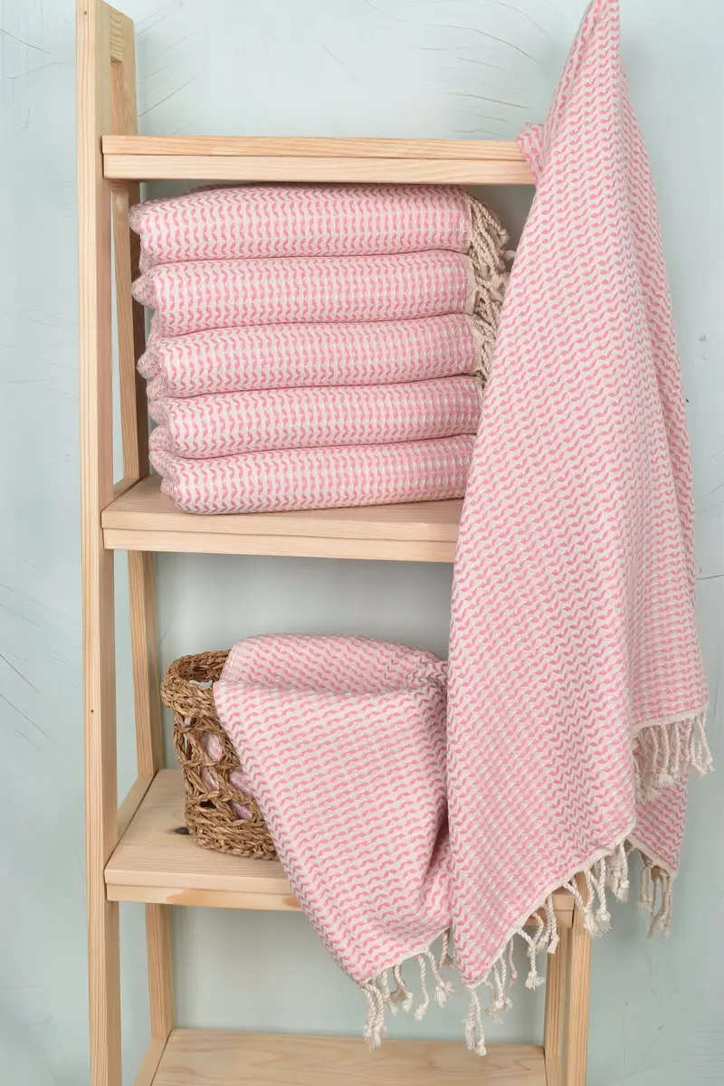 Peshtemal Towel, Organic cotton peshtemal for spa and beach, Cotton towel, Bridesmaid Gift, 70x40 Cotton Diamond Towel, Wedding Gift For Bride - 3