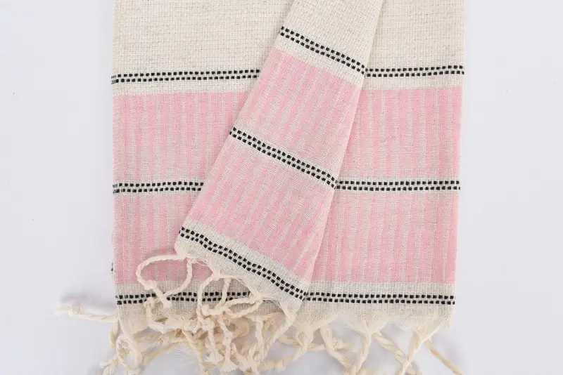 Turkish Tea Towel, Monogrammed Hand Towel, Bridal Gifts, Turkish Hand Towel, Summer Towel, 40x20 Linen Striped Towel, Beach Theme Bachelorette Party - 8