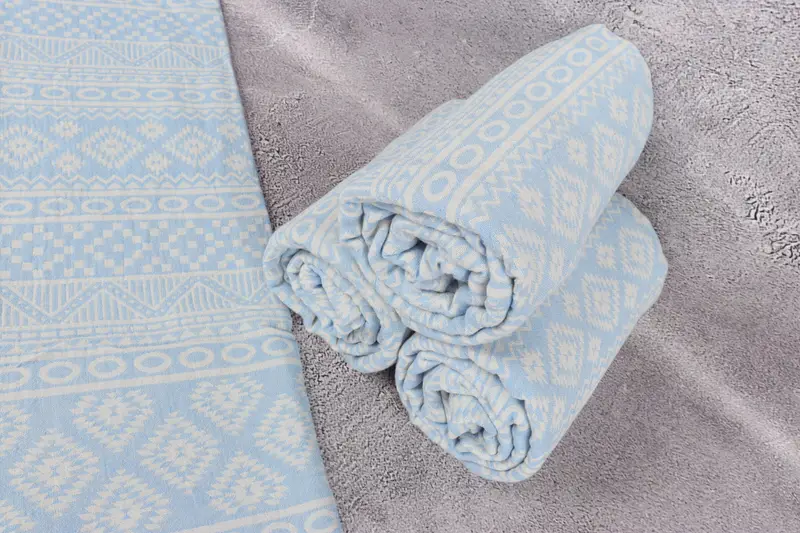 Scarf Towel, Turkish Bath Towel USA, Personalized Gift, Bachelorette Towel, Family Gift, Organic towel, Thin towel, 68x36 Cotton Geometric Towel - 8