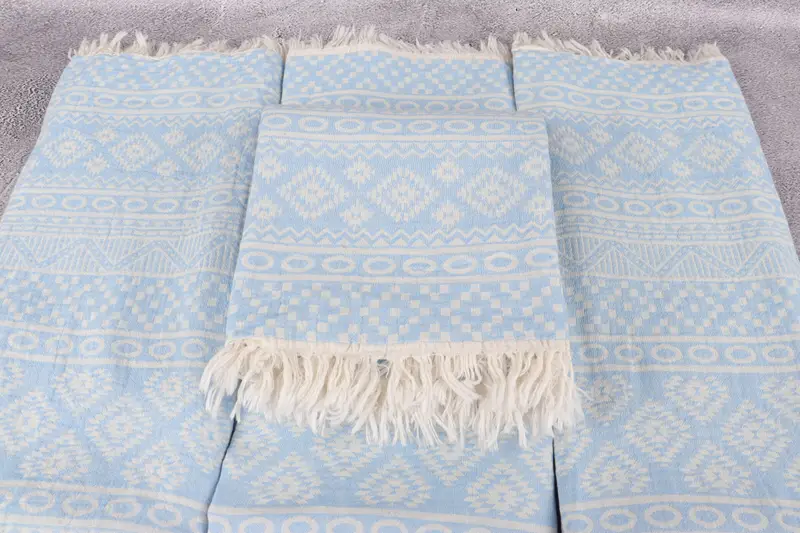 Scarf Towel, Turkish Bath Towel USA, Personalized Gift, Bachelorette Towel, Family Gift, Organic towel, Thin towel, 68x36 Cotton Geometric Towel - 4