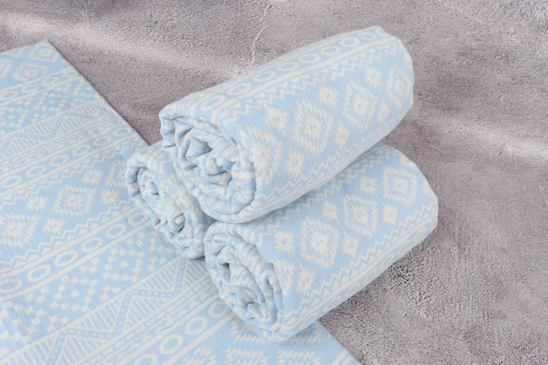 Scarf Towel, Turkish Bath Towel USA, Personalized Gift, Bachelorette Towel, Family Gift, Organic towel, Thin towel, 68x36 Cotton Geometric Towel - 7