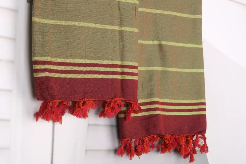 68x40 Cotton Striped Towel, Bridal Shower Gift, Bachelorette Party Gifts, Sand-Resistant Peshtemal, Summer Towel, Welcome Wedding Gift, Bath towel - 8