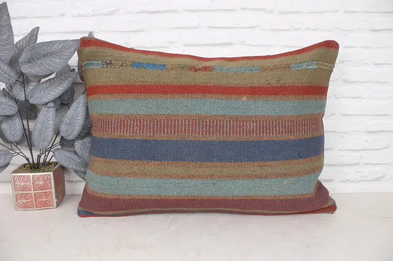 20x28 Blue Cushion, Designer Throw Pillow Case, Interior Designer Pillow, Pillow for Sofa, Cushion, Accent Throw Cushion, Gift Pillow - 1