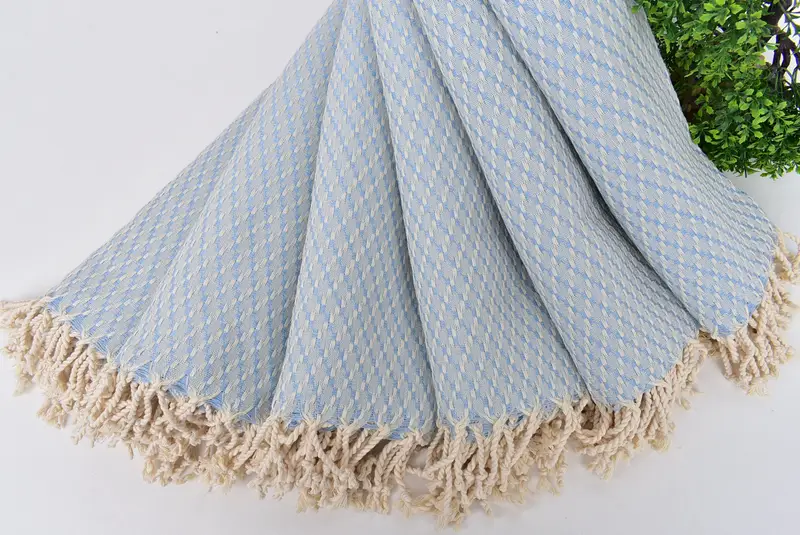 Birthday Gift, Bath towel, Beach towel, 68x40 Cotton Geometric Towel, Girls Weekend Favors, Wedding Hand Made Gift, Gift For Him, Peshtemal Towel - 4