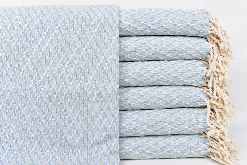 Birthday Gift, Bath towel, Beach towel, 68x40 Cotton Geometric Towel, Girls Weekend Favors, Wedding Hand Made Gift, Gift For Him, Peshtemal Towel - 1