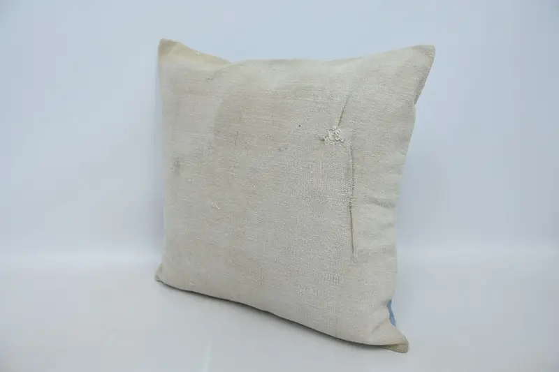 24x24 Beige Pillow, Interior Designer Pillow, Bright Pillow Case, Boho Pillow, Cozy Throw Cushion Cover, Kilim Cushion Sham, Pillow Cover - 4