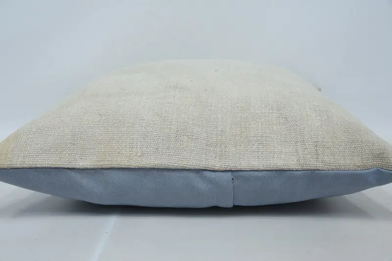 24x24 Beige Pillow, Interior Designer Pillow, Bright Pillow Case, Boho Pillow, Cozy Throw Cushion Cover, Kilim Cushion Sham, Pillow Cover - 5
