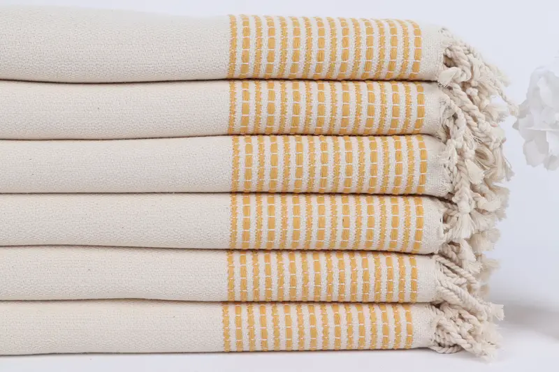 Summer Gift, Monogram Turkish Towel, 70x36 Cotton Striped Towel, Turkish beach towel, Bachelorette Favor, Handwoven Turkish Towel, Summer Gift Ideas - 3
