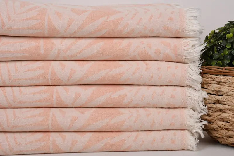 Travel towel, 64x40 Cotton Floral Patterned Towel, Housewarming Gift, Turkish beach towel, Memorial Gift, Travel Towel, Turkish bath towel - 3