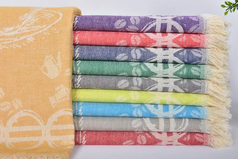 Turkish Tea Towel, Bathroom Towels, Best Friend Christmas Gift, Turkish Hand Towel, Gift For Him, 28x20 Cotton Coffee Patterned Towel, Gifts For Him - 1
