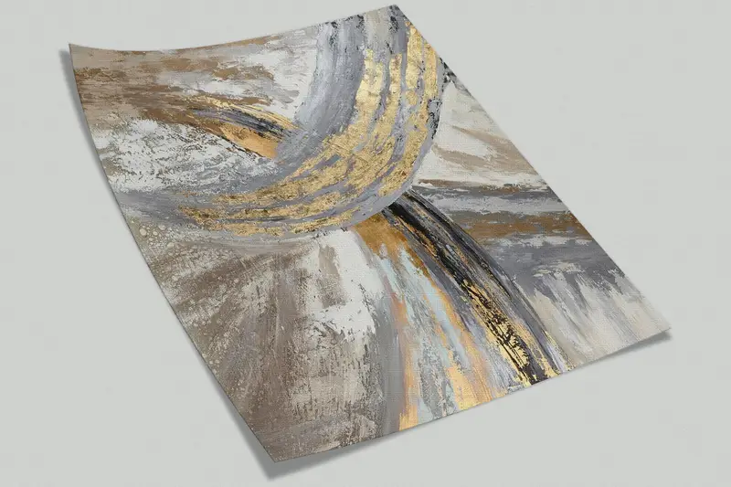 Bright Wall Paper, Custom Wall Paper, , Silver Wall Mural, Marble Mural, Trendy Wall Print, Wall Paper Peel and Stick, Gray Mural, - 8