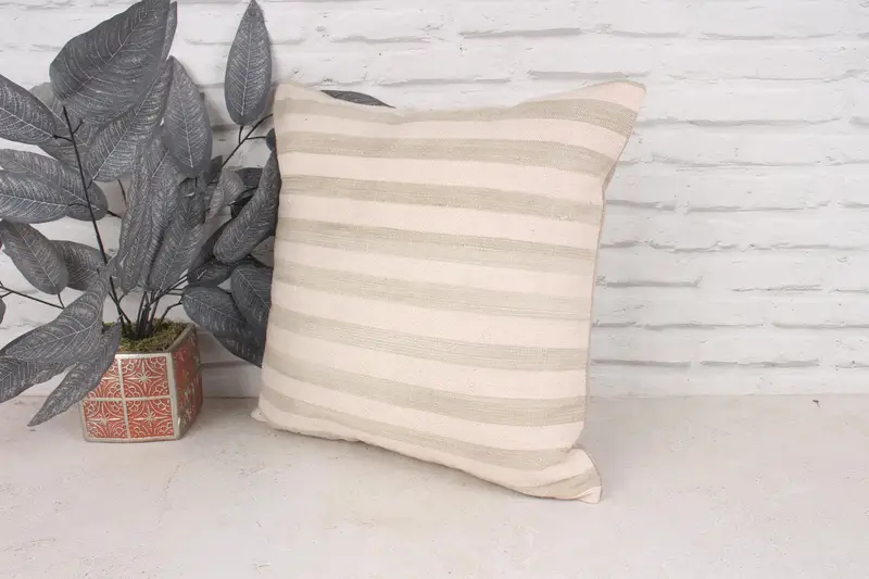 18x18 Pink Pillow Cover, Garden Cushion Cover, Boho Pillow, Cushion Cover, Turkish Pillow, Couch Cushion, Boho Chic Pillow Case, Pillow for Sofa - 4