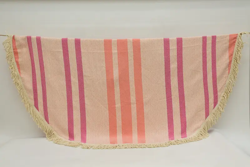 Bachelor Party Favors, Sand-free towel, 64x64 Cotton Round Diamond Towel, Unique Wedding Gift, Absorbent Turkish towel, Employee Gifts, Luxury towel - 8
