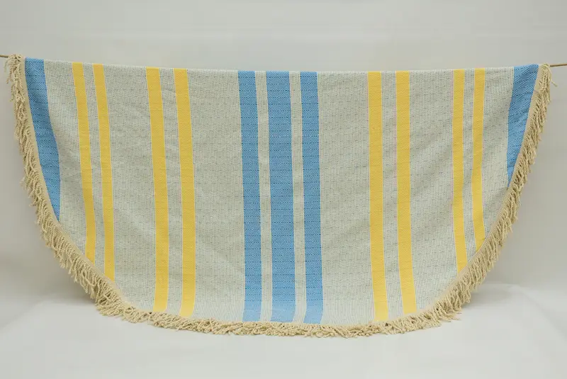 Bachelor Party Favors, Sand-free towel, 64x64 Cotton Round Diamond Towel, Unique Wedding Gift, Absorbent Turkish towel, Employee Gifts, Luxury towel - 6