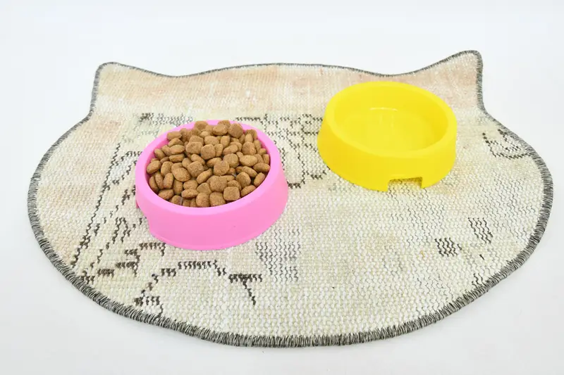 Bej ve Kahverengi Emici Evcil Hayvan Matı, Dayanıklı Su Geçirmez Ped