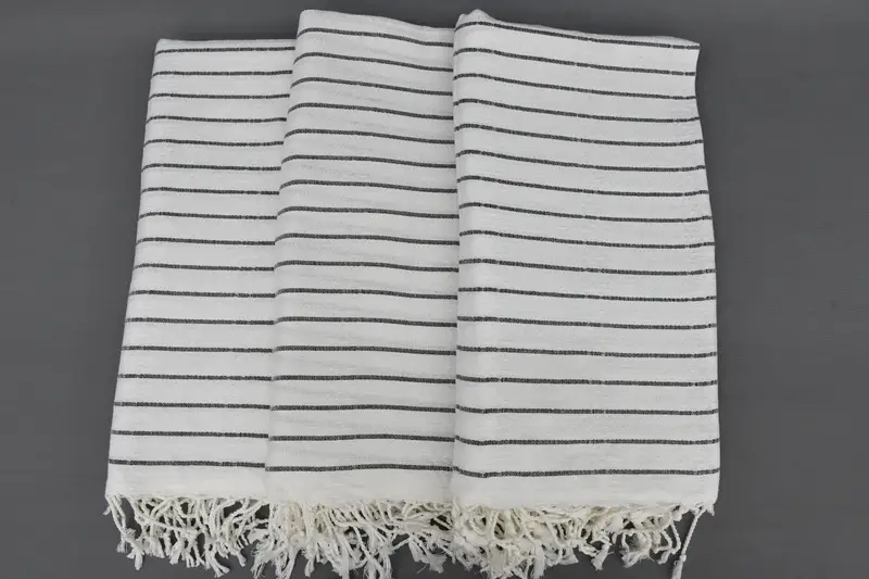 70x40 Cotton Striped Towel, Bachelorette Gifts, Personalized Wedding Gift, Custom Towel, Maid Of Honor Gift, Personalized Bridesmaid Beach Towel - 3