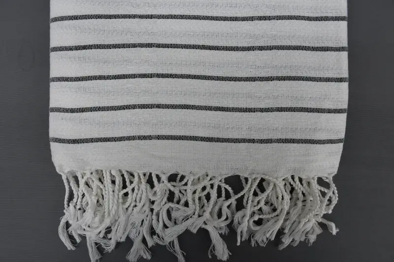 70x40 Cotton Striped Towel, Bachelorette Gifts, Personalized Wedding Gift, Custom Towel, Maid Of Honor Gift, Personalized Bridesmaid Beach Towel - 5