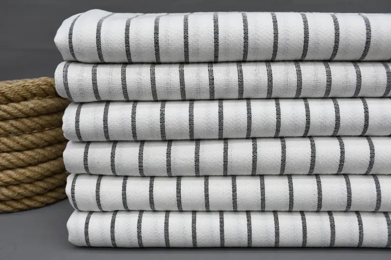 70x40 Cotton Striped Towel, Bachelorette Gifts, Personalized Wedding Gift, Custom Towel, Maid Of Honor Gift, Personalized Bridesmaid Beach Towel - 2