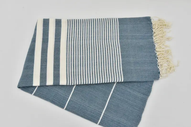 Gift For Bride, Bachelor Bachelorette Party Favors, Quick-dry peshtemal, 70x40 Cotton Striped Towel, Handmade Turkish hammam towel, Bath towel - 6