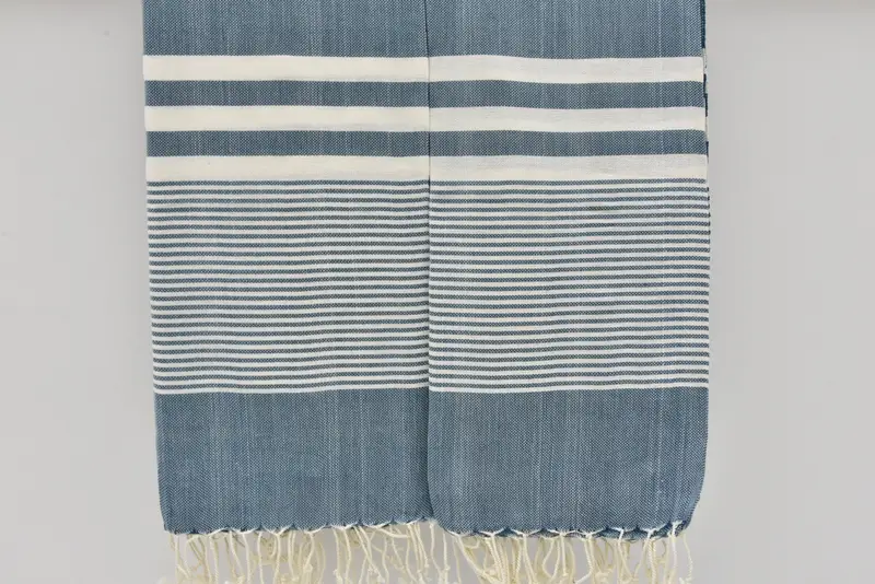 Gift For Bride, Bachelor Bachelorette Party Favors, Quick-dry peshtemal, 70x40 Cotton Striped Towel, Handmade Turkish hammam towel, Bath towel - 5