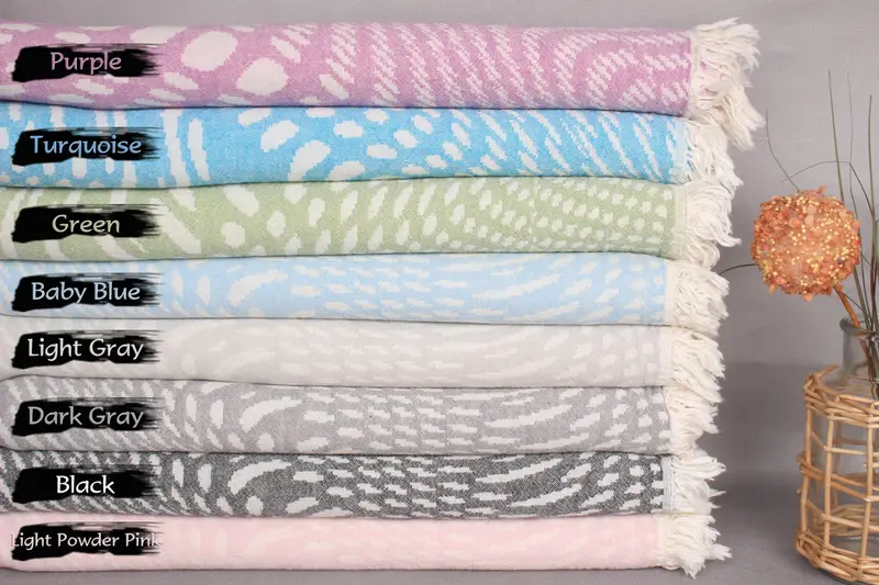 Absorbent Turkish towel, Lightweight towel, 68x36 Cotton Patterned Towel, Bachelorette Favor, Bachelor Towel, Bachelorette Beach Towel, Fouta towel - 8