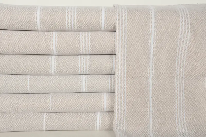 Weihnachtsgeschäfte, Hochzeitsgeschenk, Brautjungferngeschenk, Geschenk für ihn, Monogramm Handtuch, 36x18 Baumwollgestreiftes Randtuch, Badezimmertücher - 2