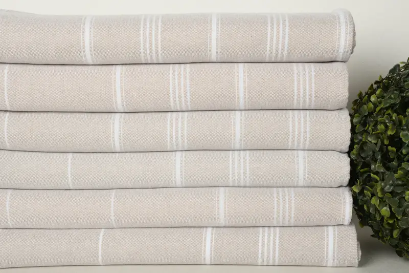 Weihnachtsgeschäfte, Hochzeitsgeschenk, Brautjungferngeschenk, Geschenk für ihn, Monogramm Handtuch, 36x18 Baumwollgestreiftes Randtuch, Badezimmertücher - 3