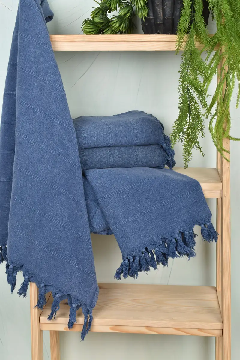 Turkish hand towel, 68x36 Cotton Stonewashed Towel, Custom Gift, Christmas Gift, Fringed Turkish peshtemal beach towel USA, Bachelorette Party Gift - 6
