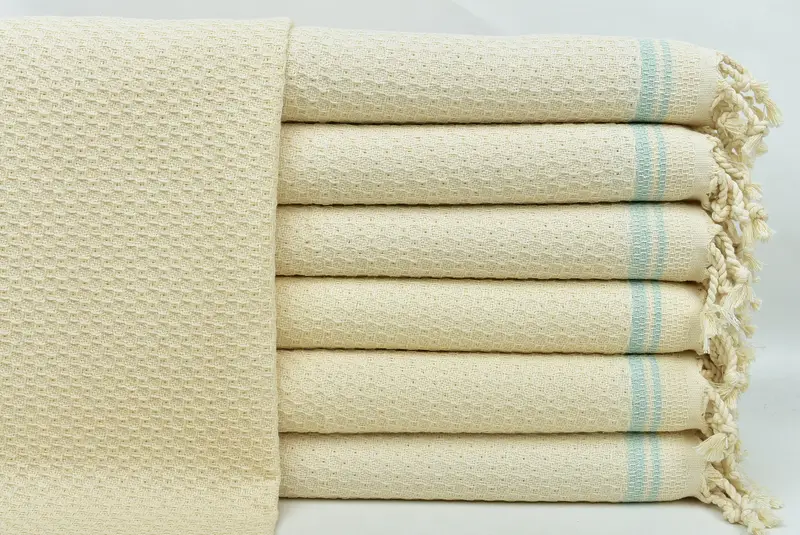 Monogramlı el havlu, bekarlığa veda hediyeleri nedime, 38x18 pamuklu çizgili havlu, kişiselleştirilmiş hediye, erkek bebek hediyesi, özel el havlu - 1