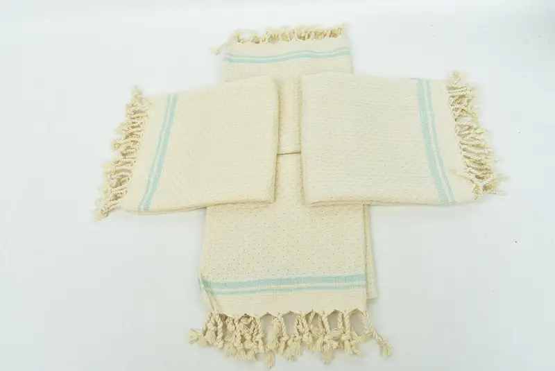 Monogramlı el havlu, bekarlığa veda hediyeleri nedime, 38x18 pamuklu çizgili havlu, kişiselleştirilmiş hediye, erkek bebek hediyesi, özel el havlu - 6