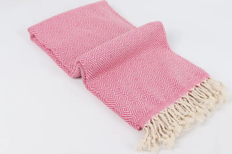 Embroidered Towel, Turkish beach towel, 70x40 Cotton Diamond Towel, Turkish towel, Personalized Home Gift Wedding, Bachelorette Party Favors Beach - 6