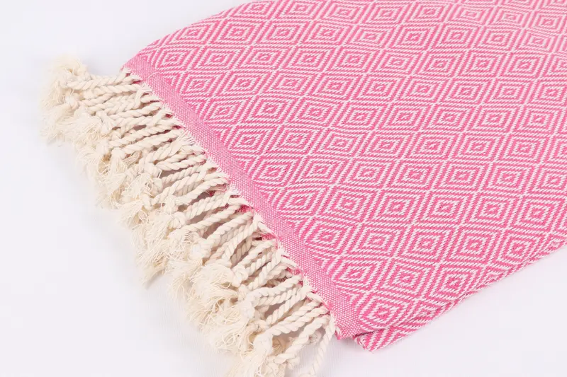 Embroidered Towel, Turkish beach towel, 70x40 Cotton Diamond Towel, Turkish towel, Personalized Home Gift Wedding, Bachelorette Party Favors Beach - 7