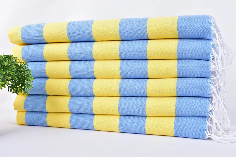 40x18 Cotton Striped Towel, Custom Hand Towel, Christmas Favors, Gift For The Home, Personalized Gift, Turkish Hand Towel, Monogrammed Turkish Towel - 3