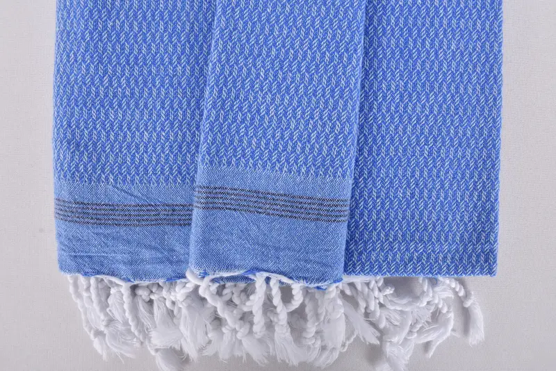 Wedding Gift For Bride, Handwoven Turkish Towel, Holiday Towel, Turkish bath towel, Custom Wedding Gifts, Organic towel, 70x36 Cotton Chevron Towel - 6