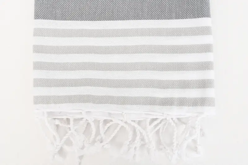 Custom Wedding Gifts, Bridesmaid Gifts, Monogrammed Hand Towel, 40x24 Cotton Striped Towel, Personalized Kitchen Towel, Valentines Day Gift For Him - 3