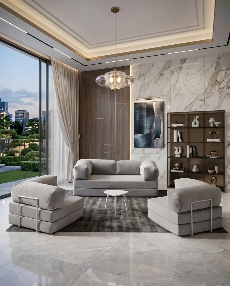 Luxury Velvet Sofa, Minimal Lounge Couch, Cozy Modular Sofa, Comfy Floor Sofa, Living Room Sofa, Modern Lounge Sofa, Soft Velvet Couch, product image