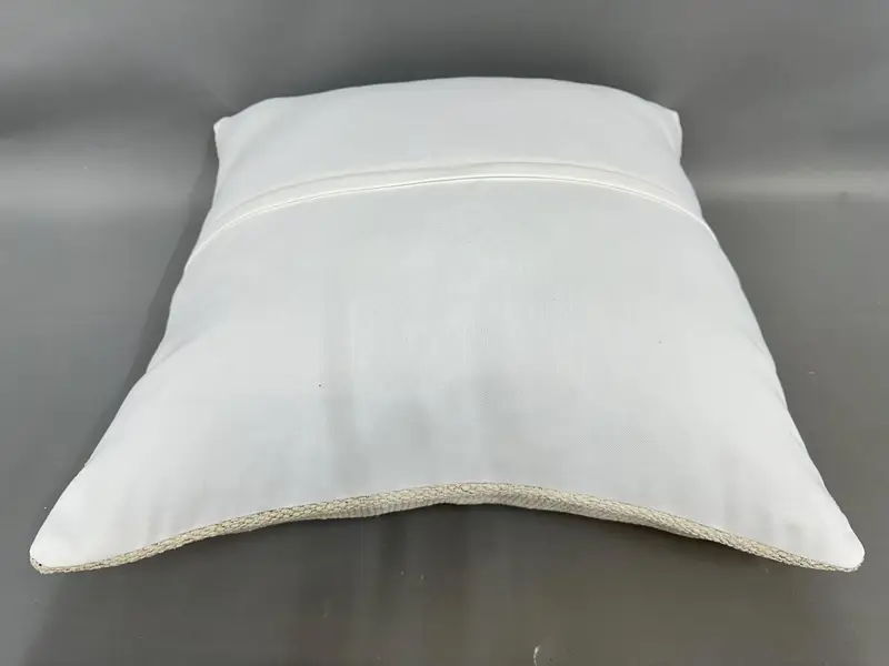 24x24 White Cushion Case, Luxury Cushion Case, Pillow Cover, Cotton Cushion Case, Pillow for Couch, Interior Designer Pillow, Turkish Pillow - 7