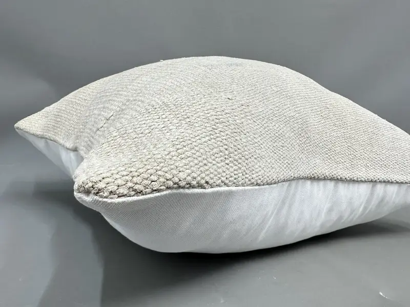 24x24 White Cushion Case, Luxury Cushion Case, Pillow Cover, Cotton Cushion Case, Pillow for Couch, Interior Designer Pillow, Turkish Pillow - 6